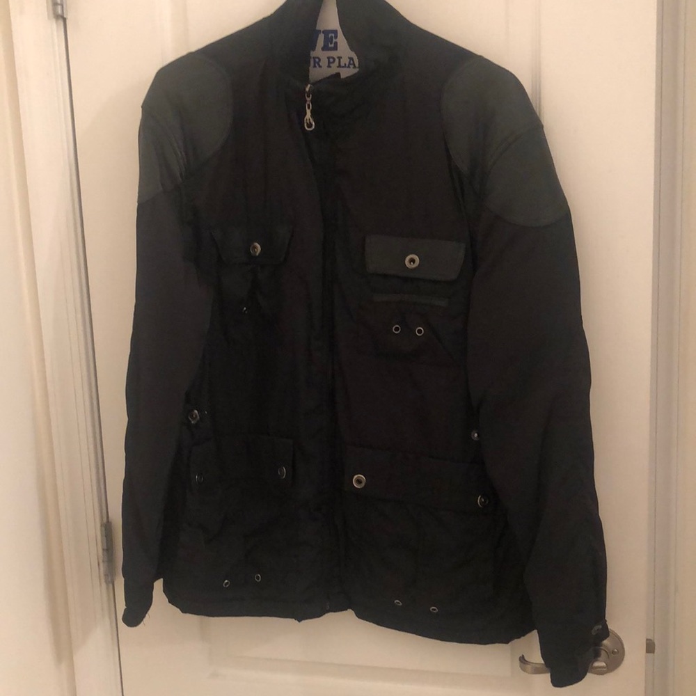 Black Zippered Jacket by Zig Zag